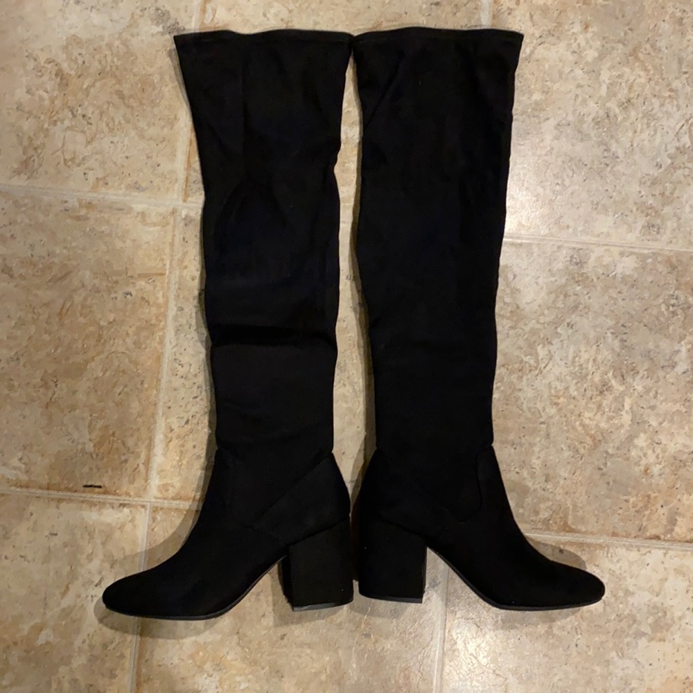 Black Suede Boots
